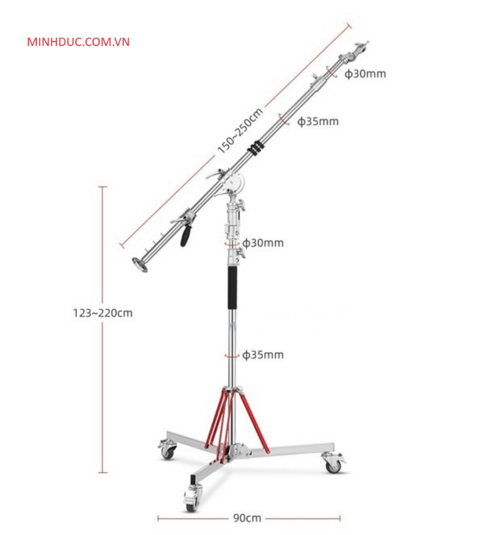 CHÂN ĐÈN LIGHTSTAND BOOM BS-3060 PLUS